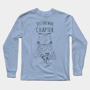 just one more chapter - black Long Sleeve T-Shirt